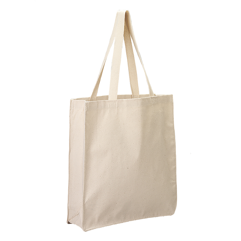 Q125300 CANVAS GUSSET SHOPPER - Great West Graphics