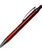 SEVERN Aluminum Barrel, Metallic Clip Plunger Action Ball Point Pen.