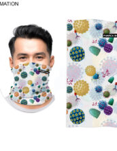 Sublimated Face Mask, Neck Gaiter