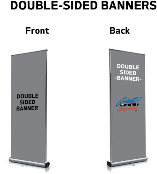 double sided banner