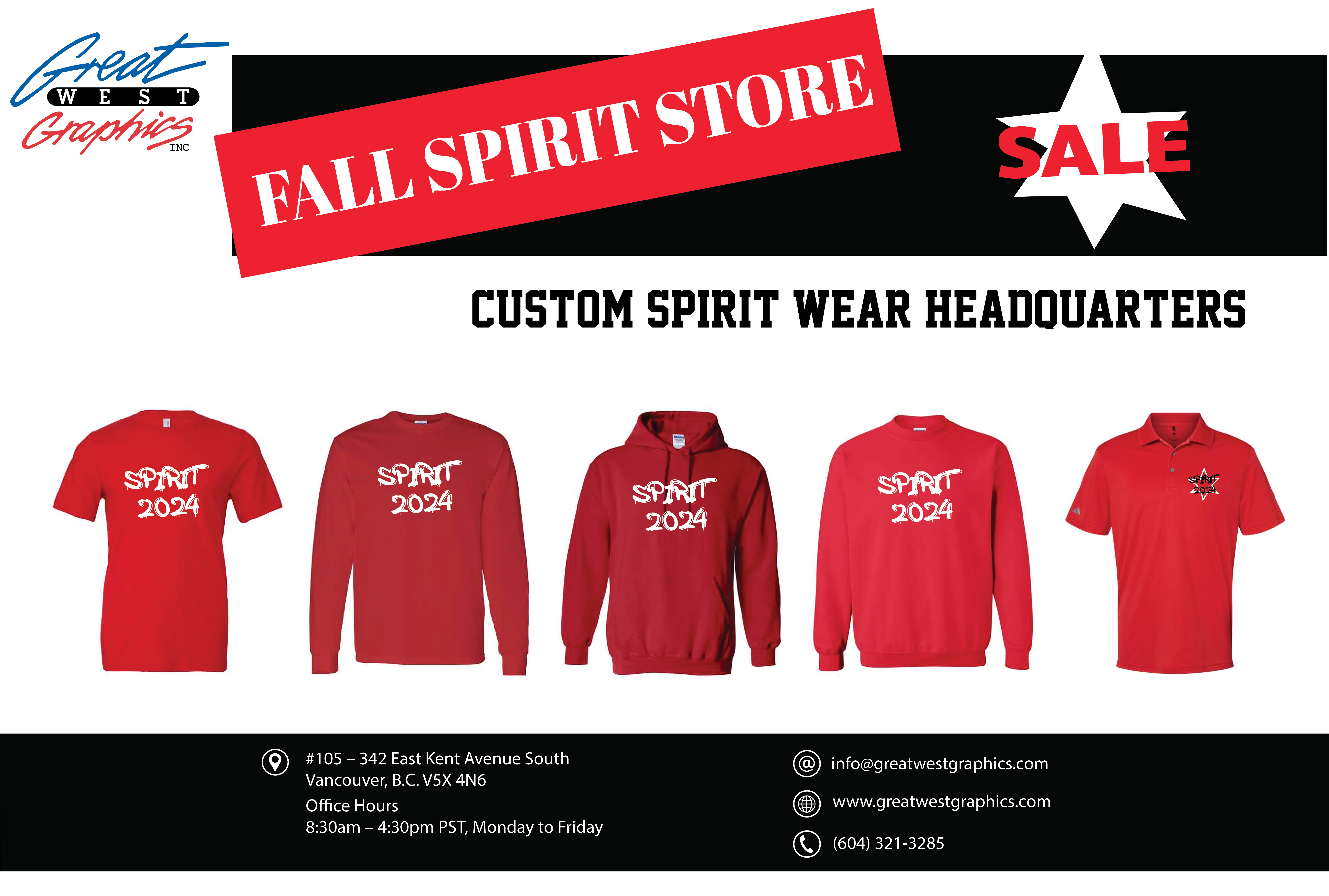 Spirit Wear collection